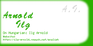 arnold ilg business card